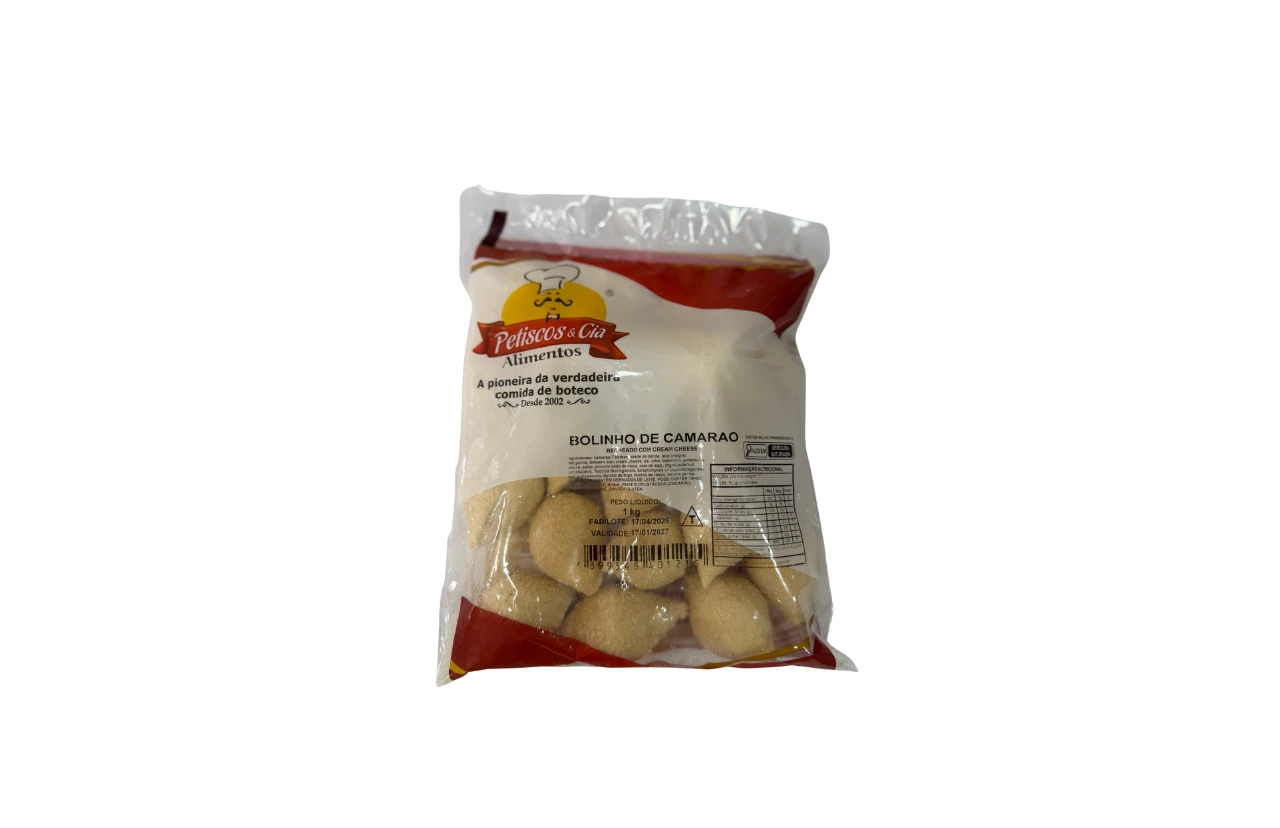 Bolinho de camarão com cream cheese 1kg