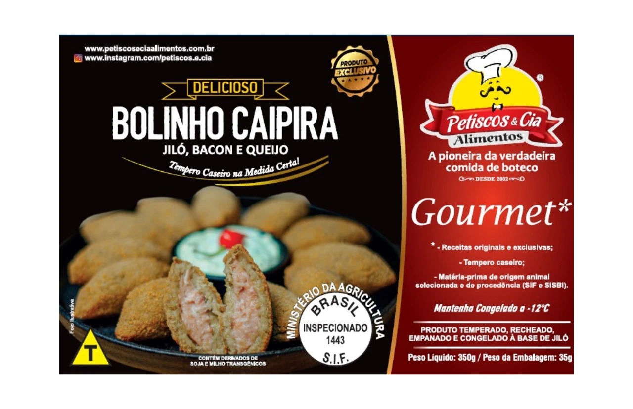 Bolinho Caipira (Jiló/Bacon/Queijo) 350g