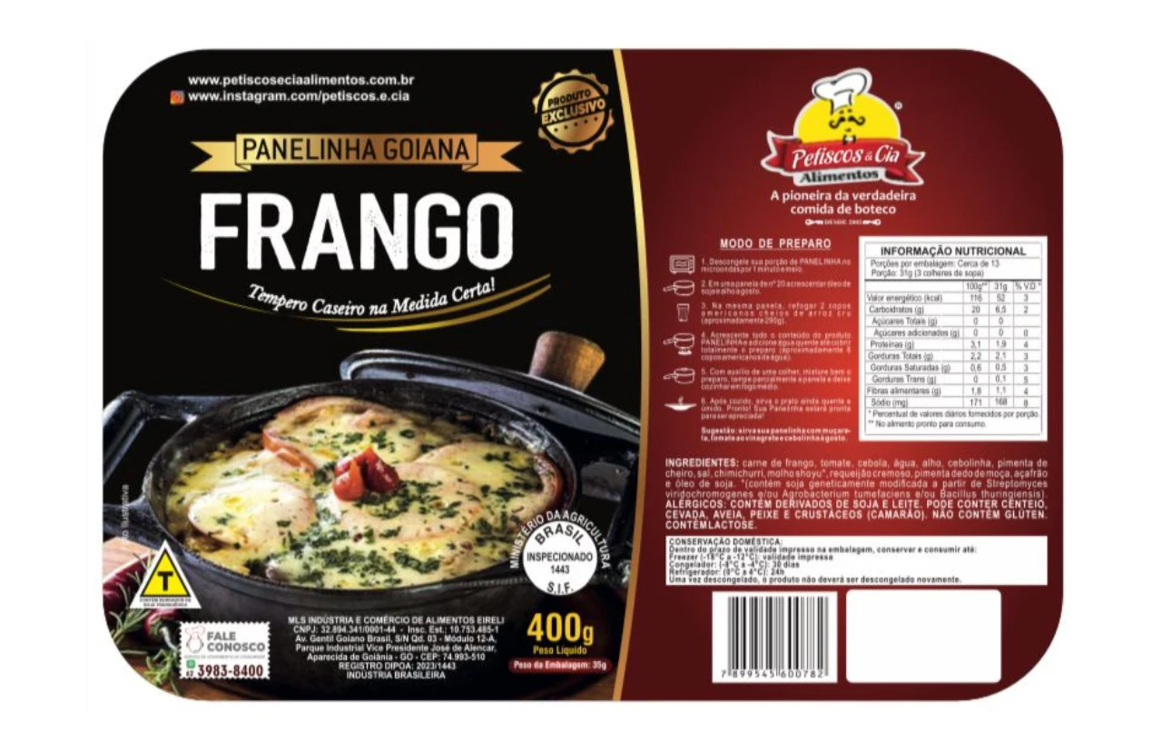 Panelinha de Frango pré pronta